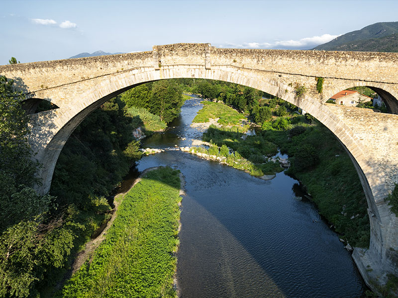 pont dans les pyrénées orientales